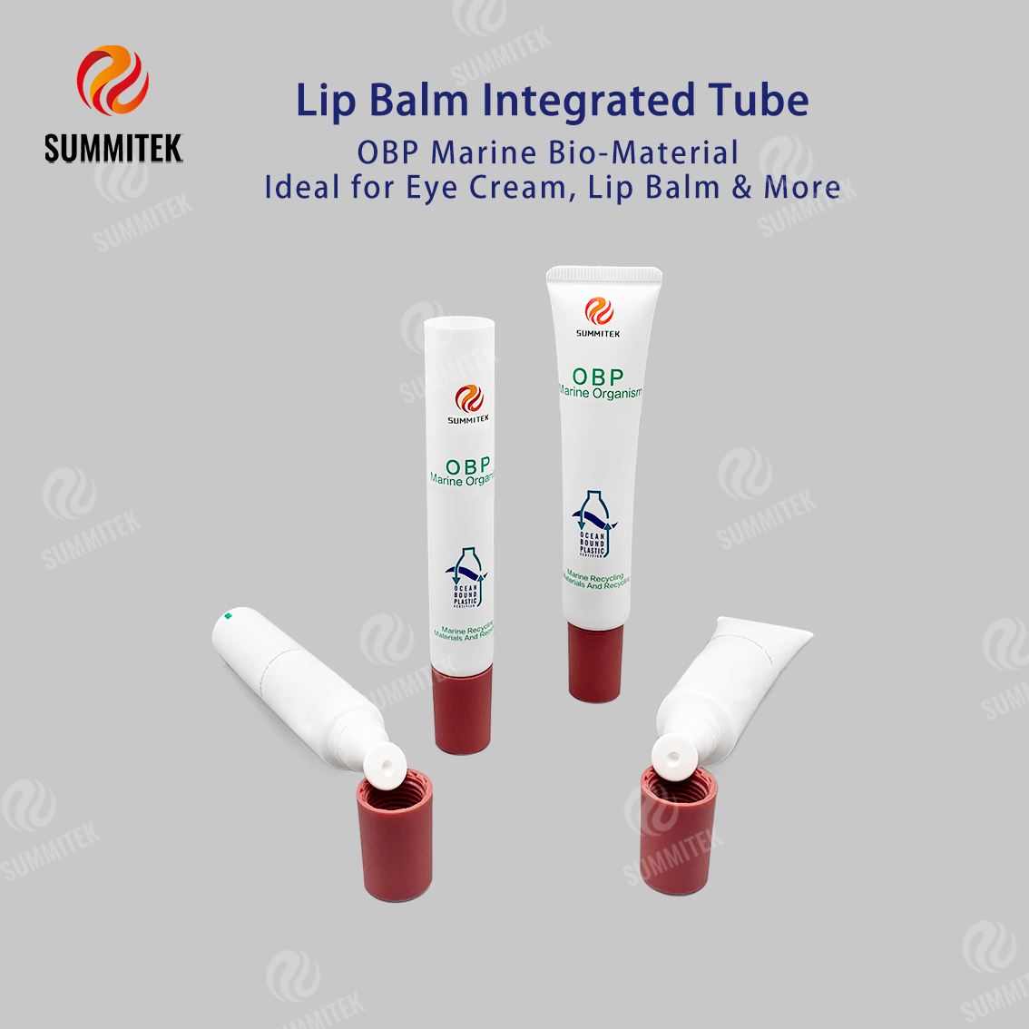 أنبوب OBP Ocean للعناية بالشفاه والعيون المعاد تدويره D19 D22 D25