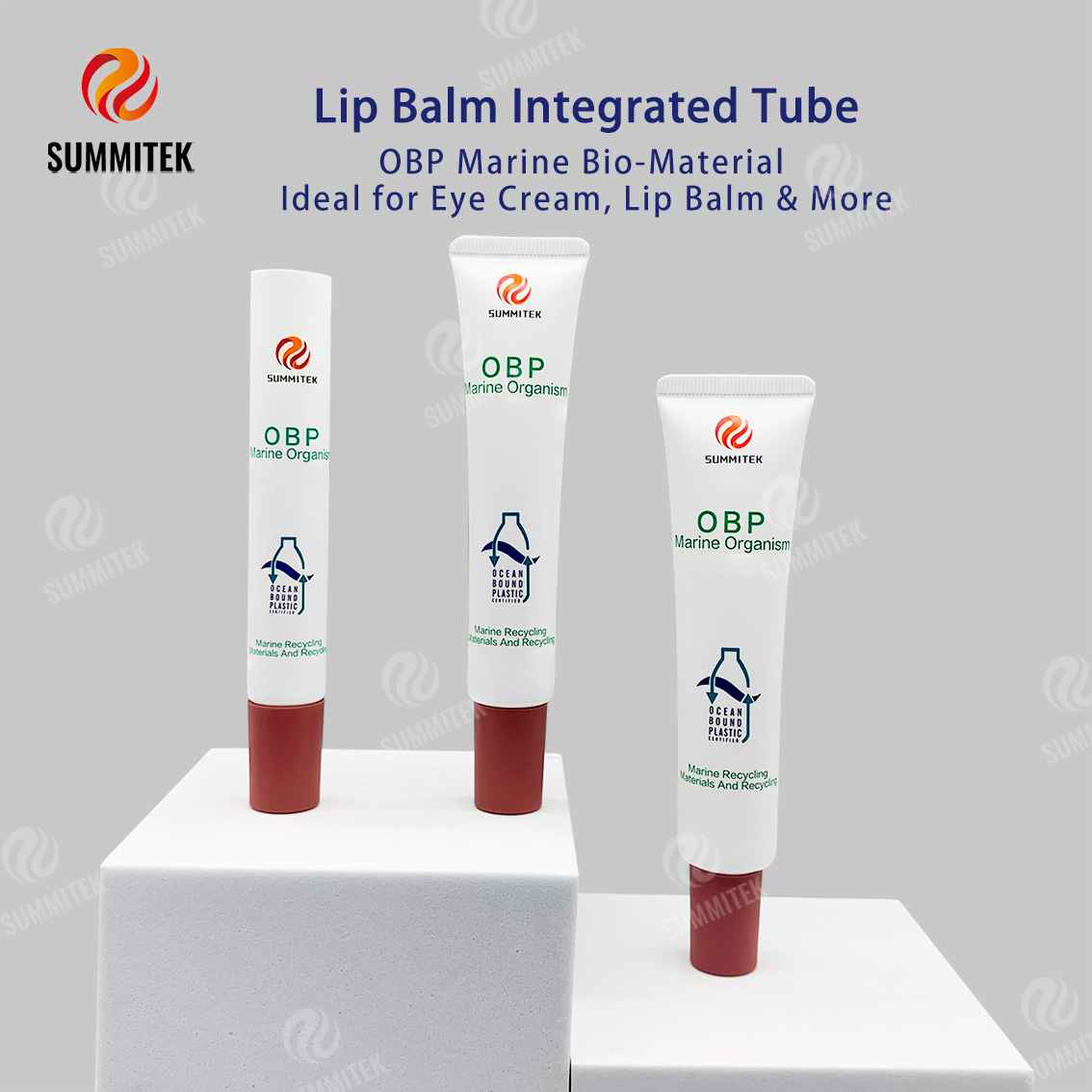 أنبوب OBP Ocean للعناية بالشفاه والعيون المعاد تدويره D19 D22 D25