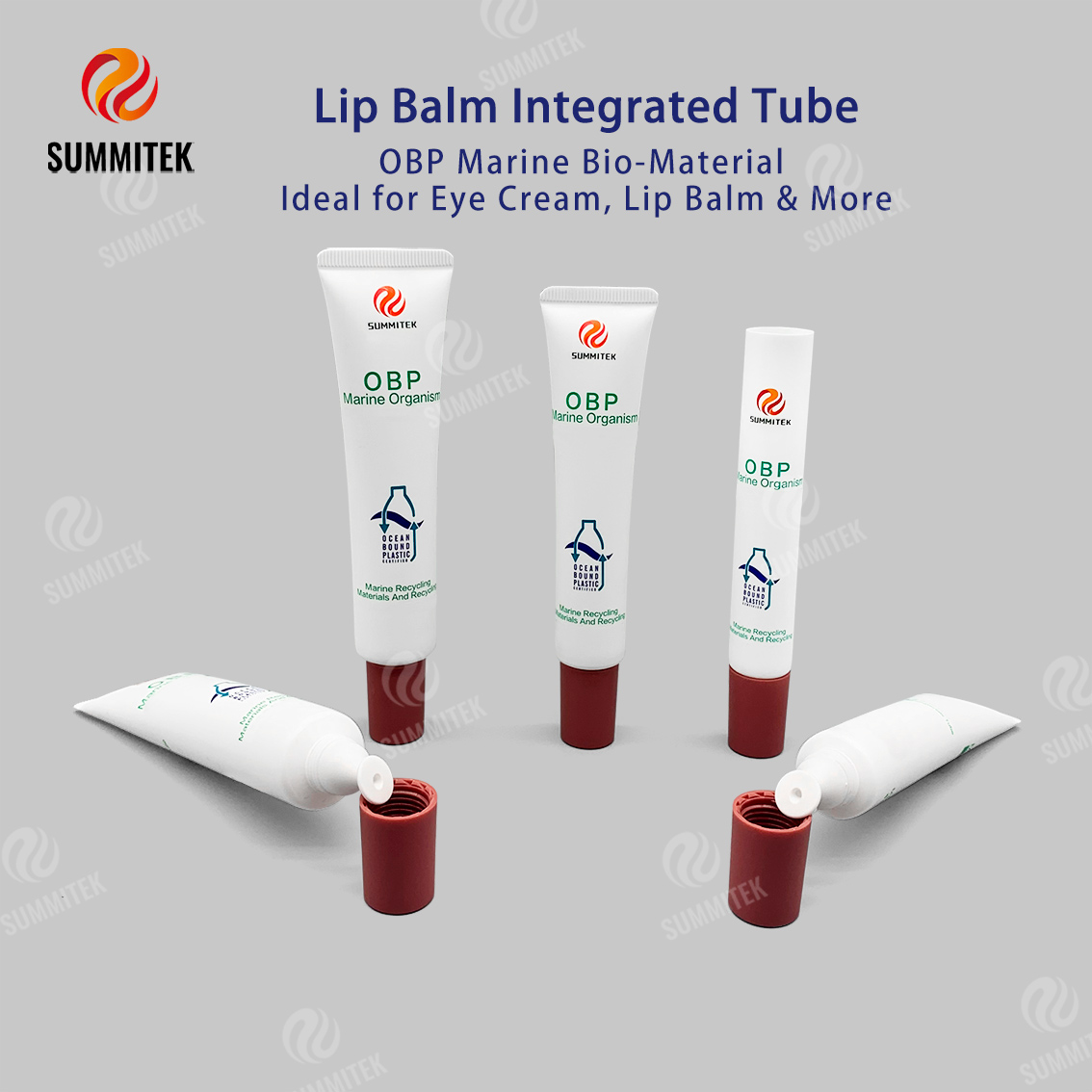 أنبوب OBP Ocean للعناية بالشفاه والعيون المعاد تدويره D19 D22 D25